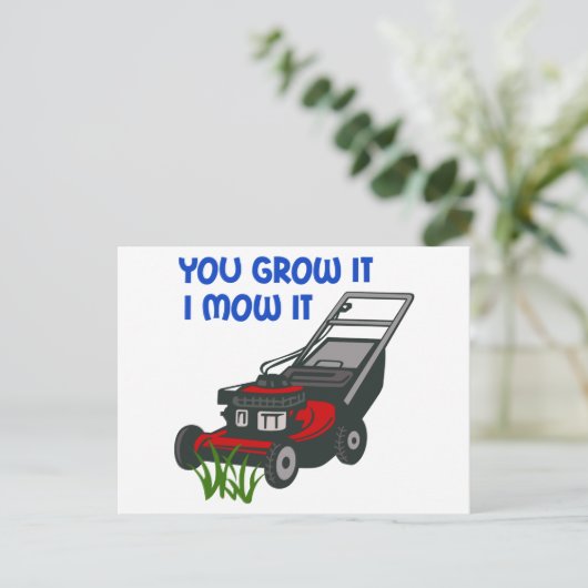 Je groeit het briefkaart (Staand voorkant)