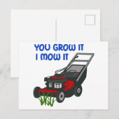 Je groeit het briefkaart (Voorkant / Achterkant)