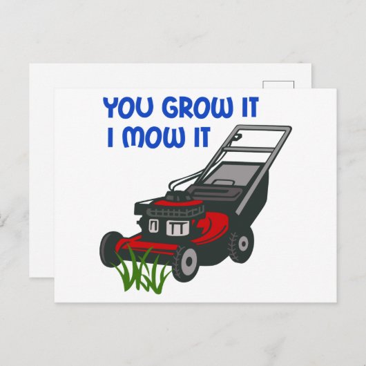 Je groeit het briefkaart (Voorkant / Achterkant)