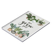 Je groeit meisje - House Plant Lovers Notitieboek (Linkerzijde)