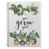 Je groeit meisje - House Plant Lovers Notitieboek (Voorkant)