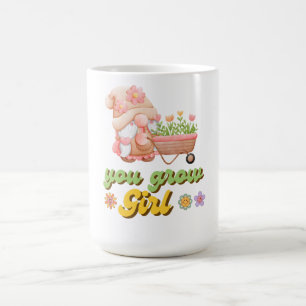 Je groeit meisje koffiemok