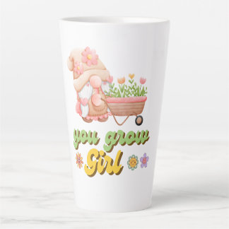 Je groeit meisje latte mok
