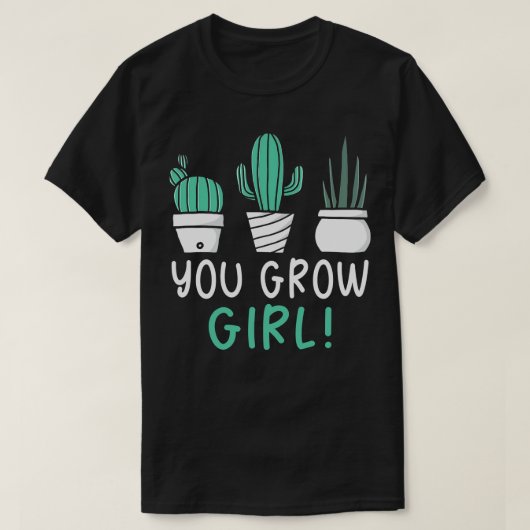 Je groeit meisje t-shirt (Design voorkant)