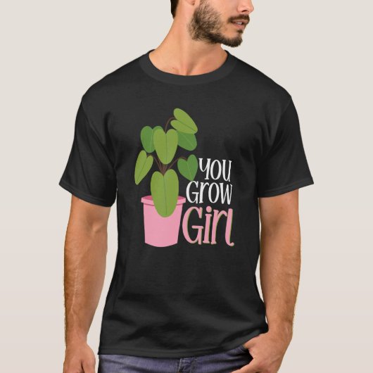 Je groeit meisje t-shirt (Voorkant)