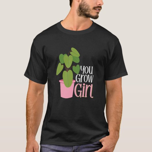 Je groeit meisje t-shirt (Voorkant)