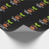 Je groeit schamel Plant Pun Dark BG Cadeaupapier (Hoek)