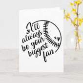 Je grootste fan Baseball-printer Kaart (Gele Bloem)