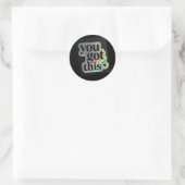 Je haalt dit sticker (Tas)