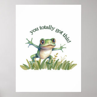 Je Haalt Dit Wel! Waarde Poster Papier (Matte)
