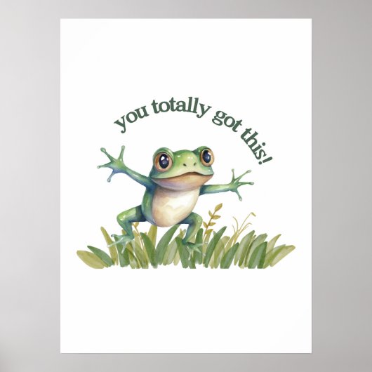 Je Haalt Dit Wel! Waarde Poster Papier (Matte) (Voorkant)