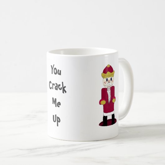 Je haalt me omhoog - grappig koffiemok (Voorkant rechts)