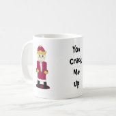 Je haalt me omhoog - grappig koffiemok (Voorkant links)