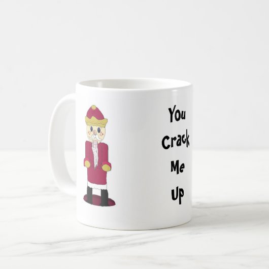 Je haalt me omhoog - grappig koffiemok (Voorkant links)