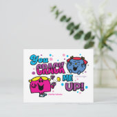 Je haalt me op! briefkaart (Staand voorkant)