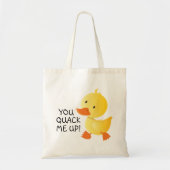 Je haalt me op de grappige manier op tote bag (Voorkant)