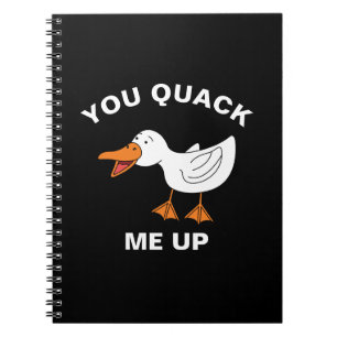 Je haalt me op de grappige veeteelt en de duivel notitieboek