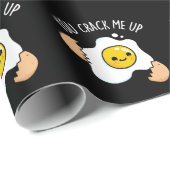 Je haalt me op Funny Egg Pun Cadeaupapier (Rol Hoek)