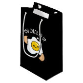 Je haalt me op Funny Egg Pun Klein Cadeauzakje (Voorkant Gekanteld)