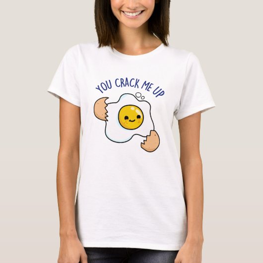 Je haalt me op Funny Egg Pun T-shirt (Voorkant)