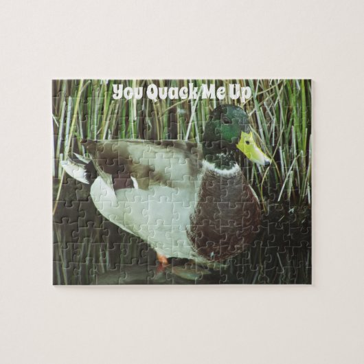 Je haalt me op het meer van de waterfowl Foto Mall Legpuzzel (Horizontaal)