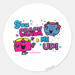 Je haalt me op! ronde sticker