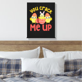 Je haalt me paaskip op. canvas afdruk (Insitu (Slaapkamer))