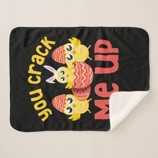 Je haalt me paaskip op. sherpa deken (Voorkant (horizontaal))