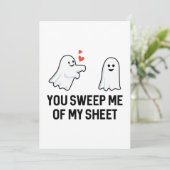 Je haalt me van mijn vel. bedankkaart (Staand voorkant)