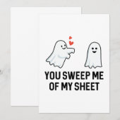 Je haalt me van mijn vel. bedankkaart (Voorkant / Achterkant)