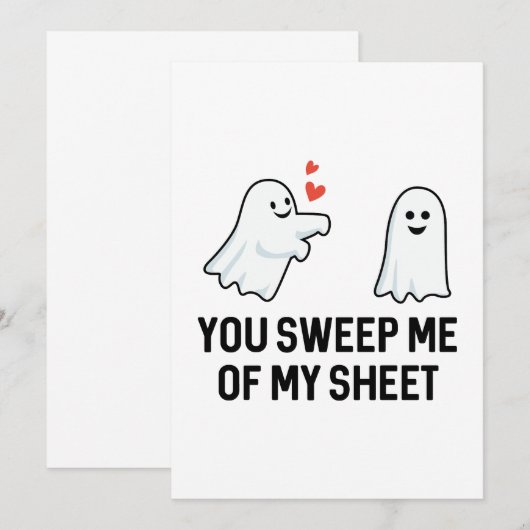 Je haalt me van mijn vel. bedankkaart (Voorkant / Achterkant)