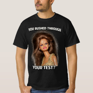 Je Haastte Je Door Je Toets? Grappige Wanordelijke T-shirt