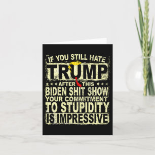 Je haat Trump nog steeds na deze steun Trump 2024 Kaart