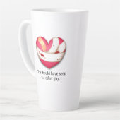 "Je had de andere moeten zien" Broken Heart Latte Mok (Linkerhoek)