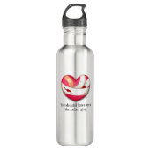 "Je had de andere moeten zien" Broken Heart Waterfles (Voorkant)