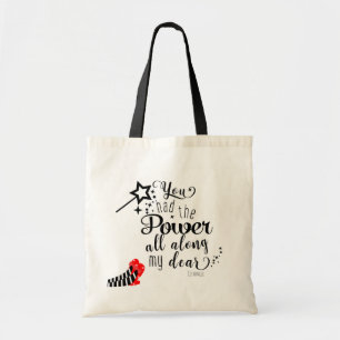 JE HAD DE KRACHT DE HELE TIJD AL Oz Wand Custom Tote Bag