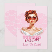 Je had één baan save the date (Voorkant / Achterkant)