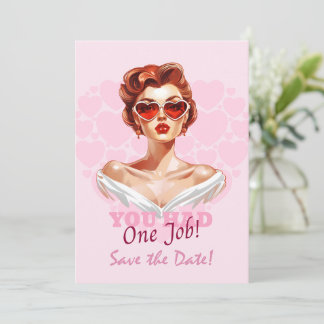 Je had één taak save the date