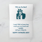 JE HAD EEN VADERDAG KAART (Binnen)