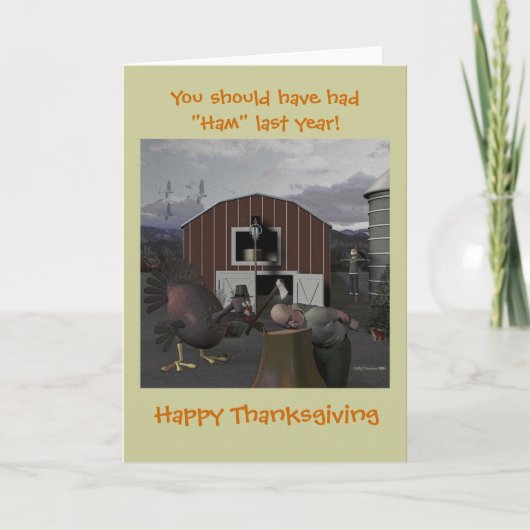 Je had 'Ham' als laatste moeten hebben... Feestdagen Kaart (Voorkant)