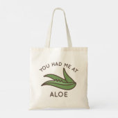 Je had me al in het verleden tote bag (Achterkant)