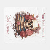 Je had me al met Dark Romance Fleece Deken (Voorkant (Horizontaal))