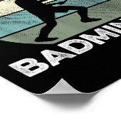 Je had me bij Badminton Shuttle Badminton Player S Poster (Hoek)