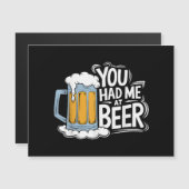 Je had me bij Beer. (Voorkant / Achterkant)