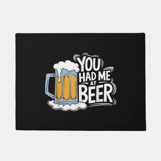 Je had me bij Beer. Deurmat (Voorkant)