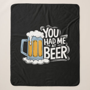 Je had me bij Beer. Sherpa Deken