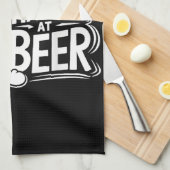 Je had me bij Beer. Theedoek (Quarter Fold)