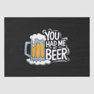 Je had me bij Beer. Tissuepapier