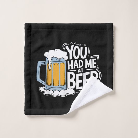 Je had me bij Beer. Washandje (Wasdoekje)