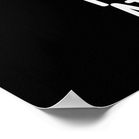 Je had me bij Bellow Funny Yak Pun Dark BG Poster (Hoek)